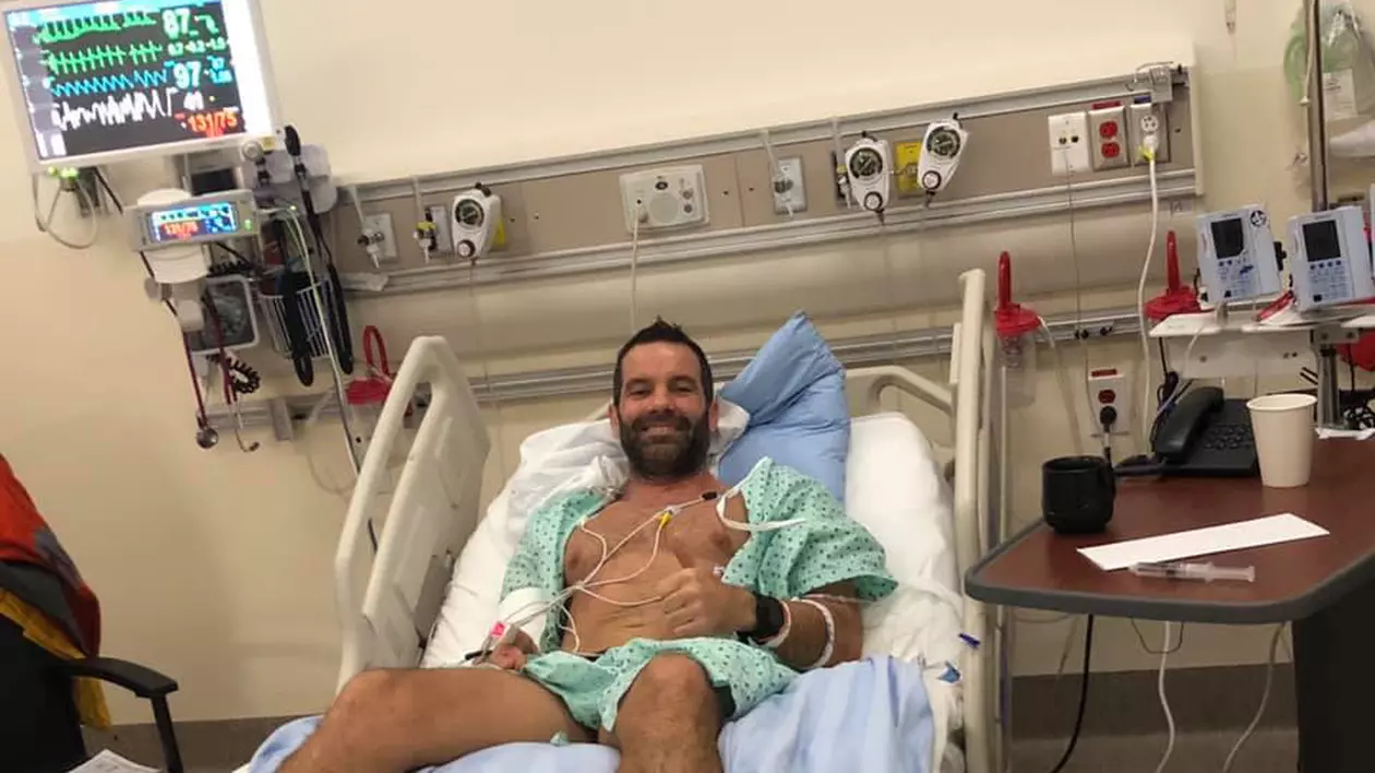 Prima imagine cu Tibi Ușeriu, în spital după ce s-a retras din cursa extremă din Canada