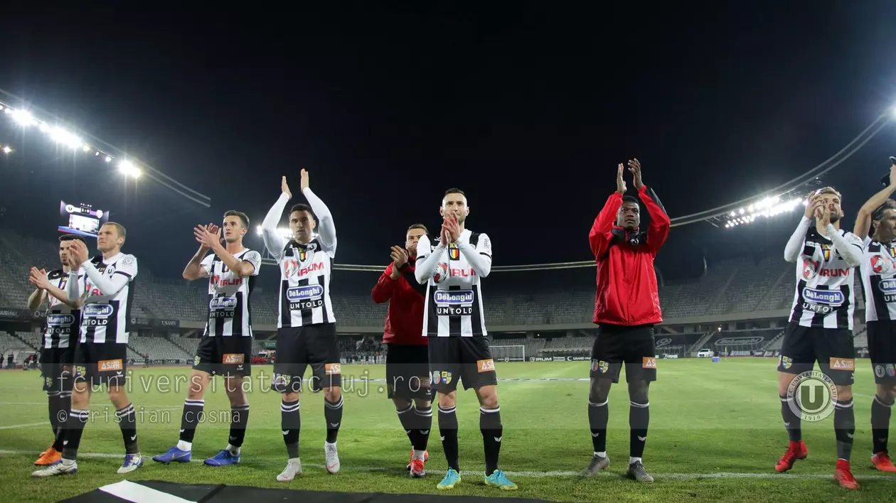 Liga 2, etapa a 26-a. Derby-ul U Cluj - FC Argeș închide runda. Petrolul joacă duminică