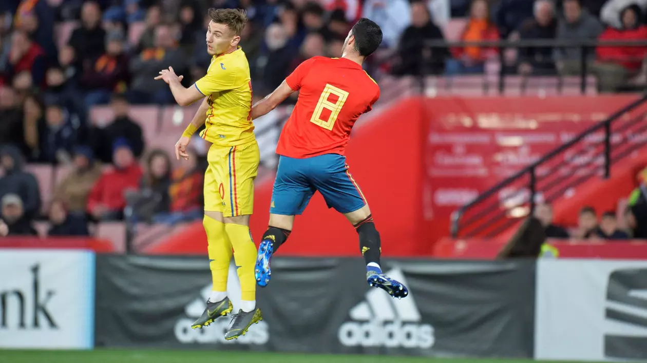 Turneul naționalei U21 în Spania. Tricolorii au învins Danemarca U20