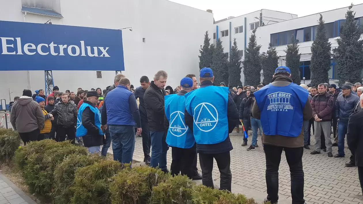 Reacția Electrolux în cazul grevei muncitorilor de la fabrica din Satu Mare