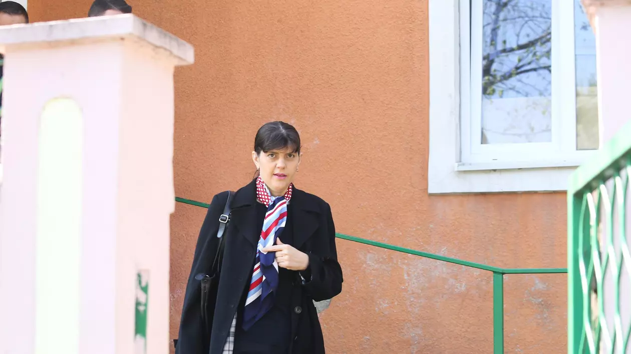 Laura Codruța Kovesi s-a prezentat din nou la Poliție, pentru controlul judiciar