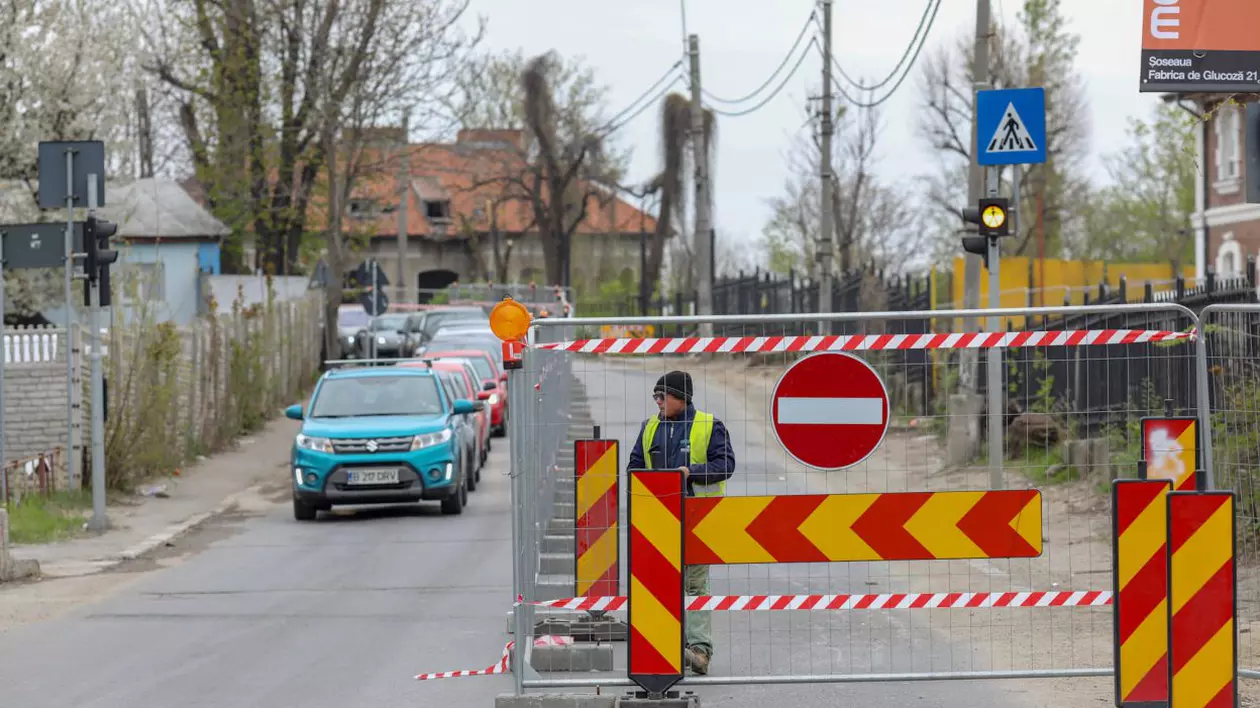 Sens unic pe Fabrica de Glucoză! Șoferii vor circula doar dinspre Şoseaua Petricani - Nod A3 spre Şoseaua Barbu Văcărescu