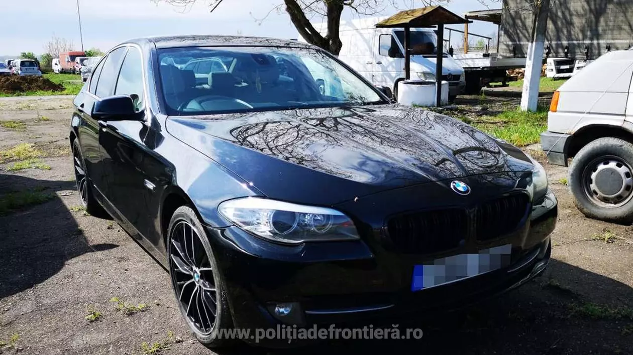BMW căutat în Marea Britanie, găsit în România