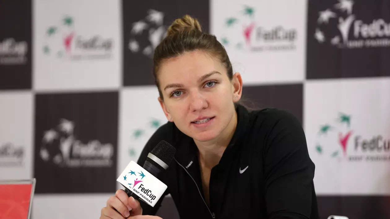 Simona Halep, înainte de startul confruntării cu Franța din Fed Cup: "Chiar mi-am dorit să joc prima". Ce a spus Florin Segărceanu