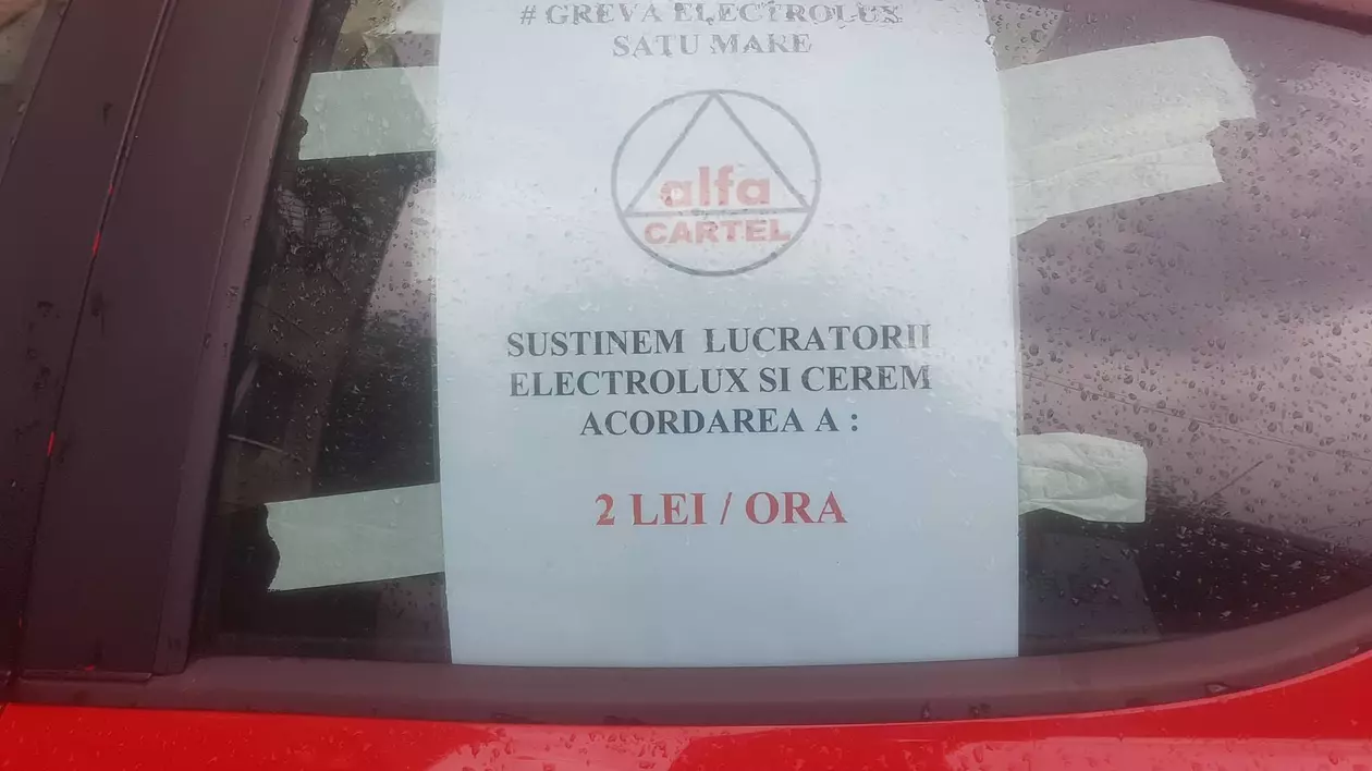 Mai mulți grevişti de la Electrolux au pornit, luni, spre Ambasada Suediei din București. Angajații se află în cea de-a opta săptămână de grevă