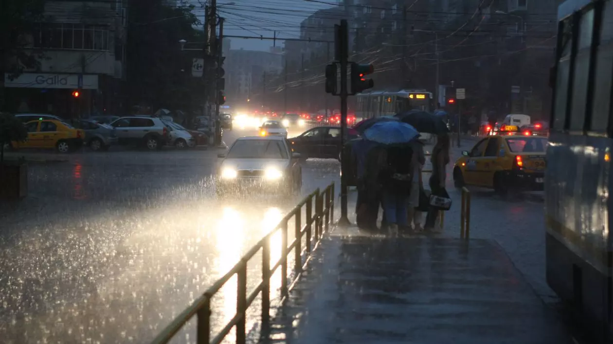 Furtuna in Bucuresti. Fotografie cu caracter ilustrativ