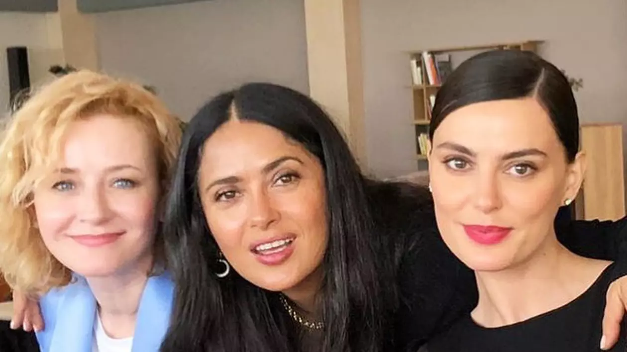 Rodica Lazar, Salma Hayek și Catrinel Marlon