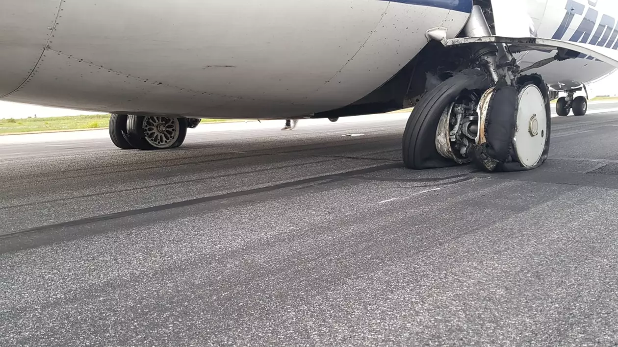 EXCLUSIV/ Concluziile preliminare ale anchetei de la Otopeni: piloţii TAROM ar fi „tras frâna de mână” în timp ce aeronava rula pe pistă