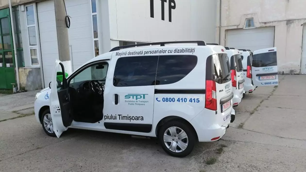 Transport public special pentru persoanele cu dizabilități locomotorii din Timișoara