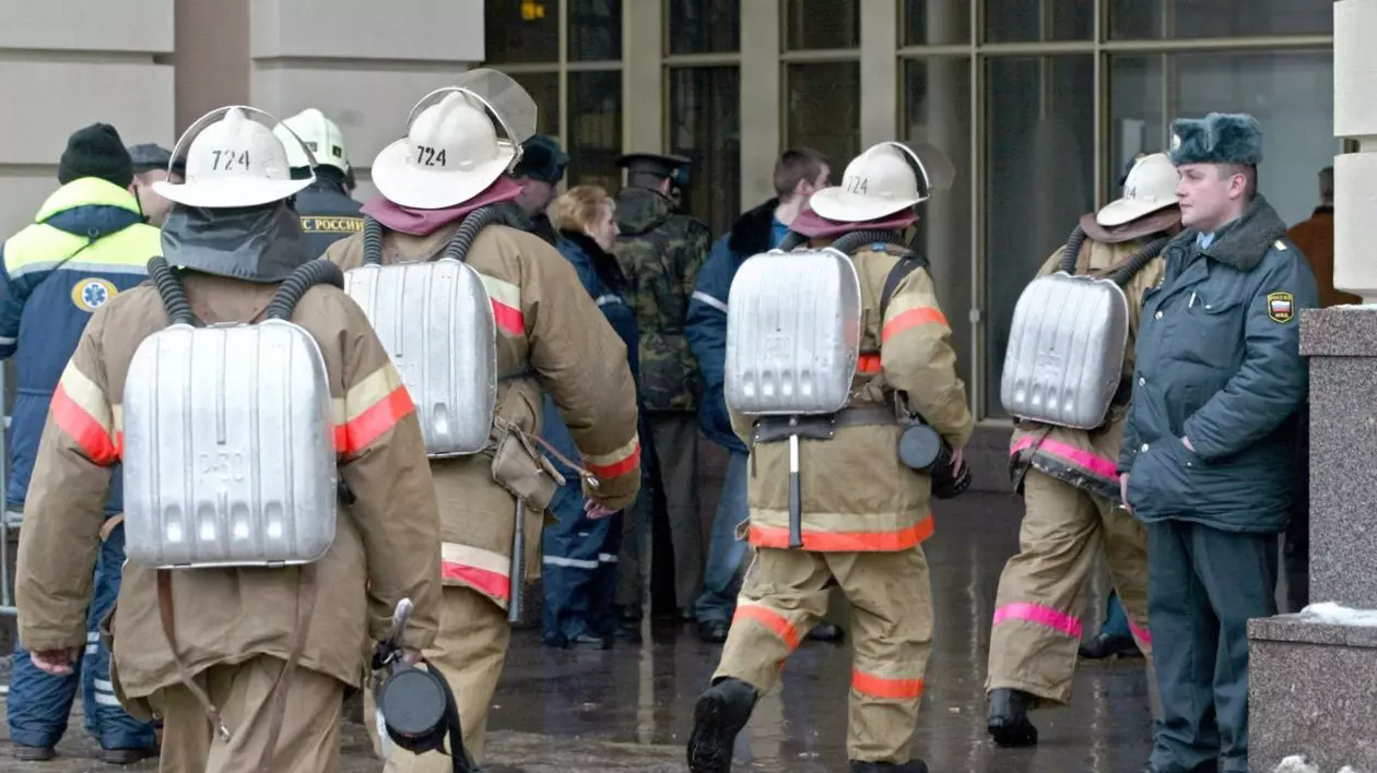Incendiu în Ministerul rus al Afacerilor Interne
