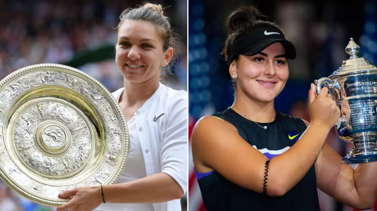 Simona Halep și Bianca Andreescu