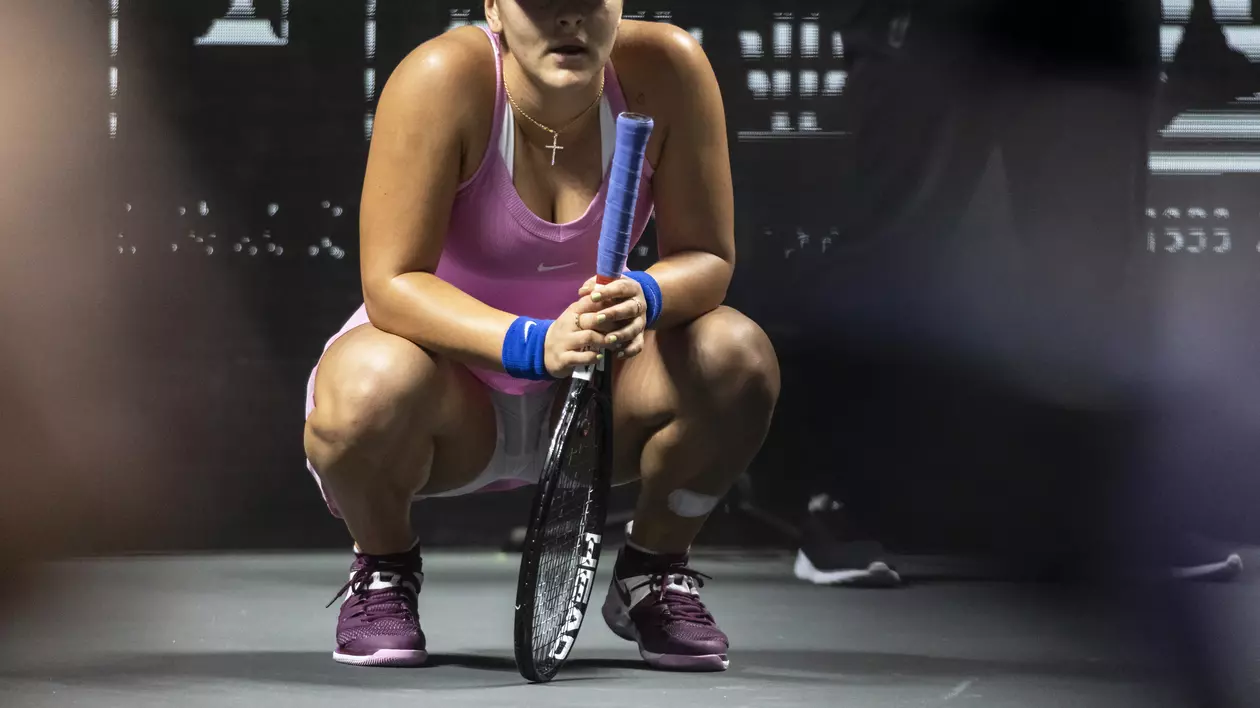 Bianca Andreescu, reacție după înfrângerea cu Simona Halep, de la Turneul Campioanelor. Sportiva din Canada acuză