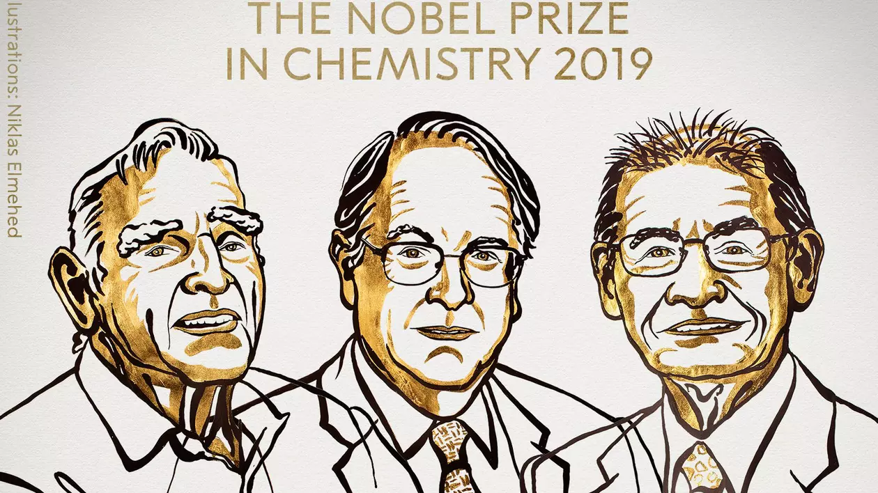 Premiul Nobel pentru Chimie 2019 acordat pentru dezvoltarea bateriilor litiu-ion. Cine sunt cei trei laureați