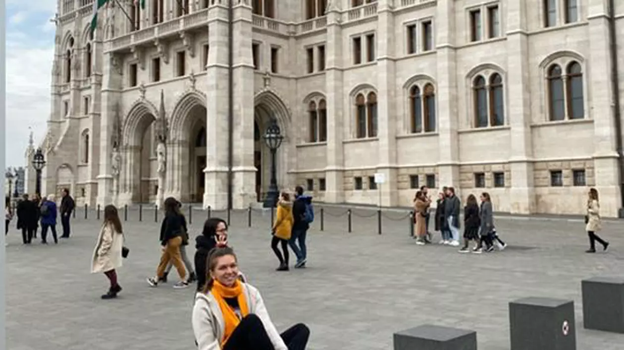 Simona Halep, în vacanță la Budapesta: ”O călătorie este o schimbare profundă a modului de a gândi despre viață”