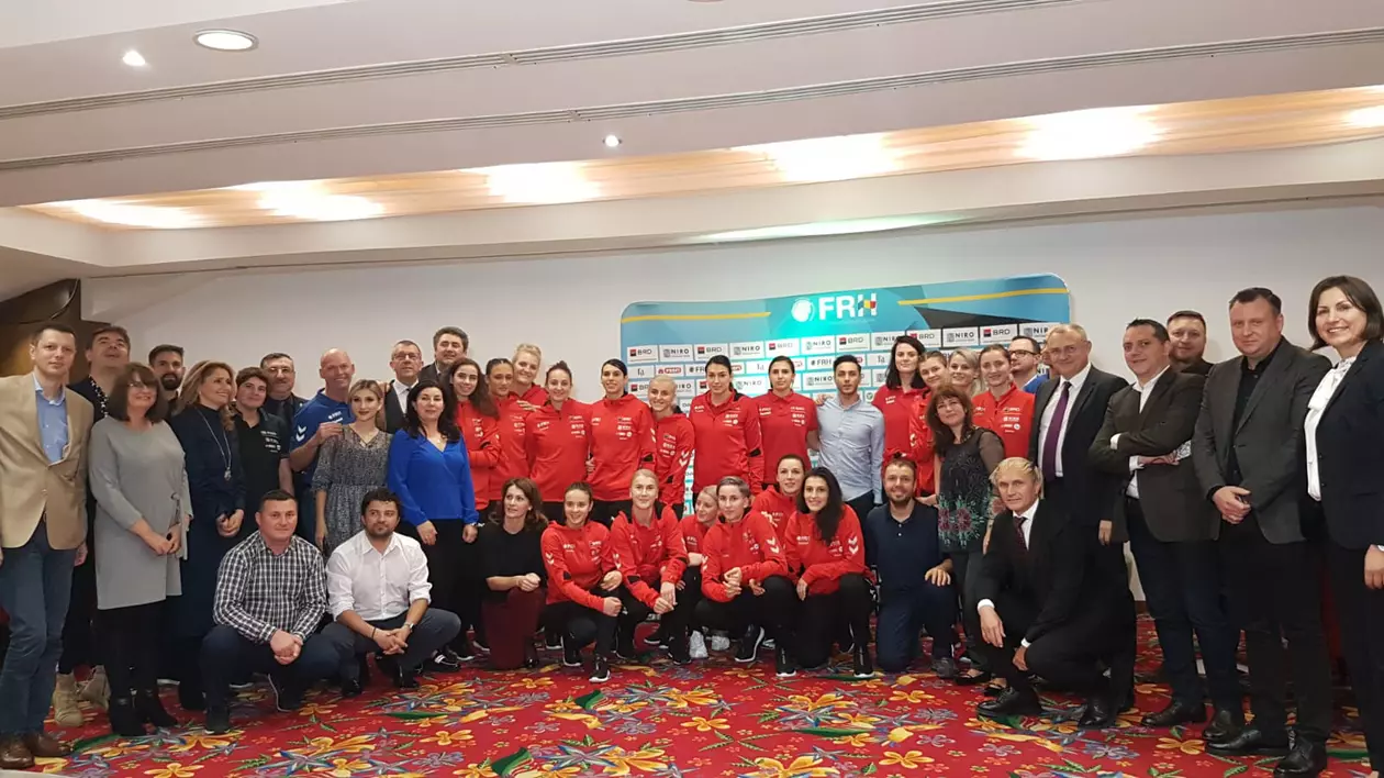 Ședință foto cu handbalistele de la națională: ”Este un fel de a te relaxa”