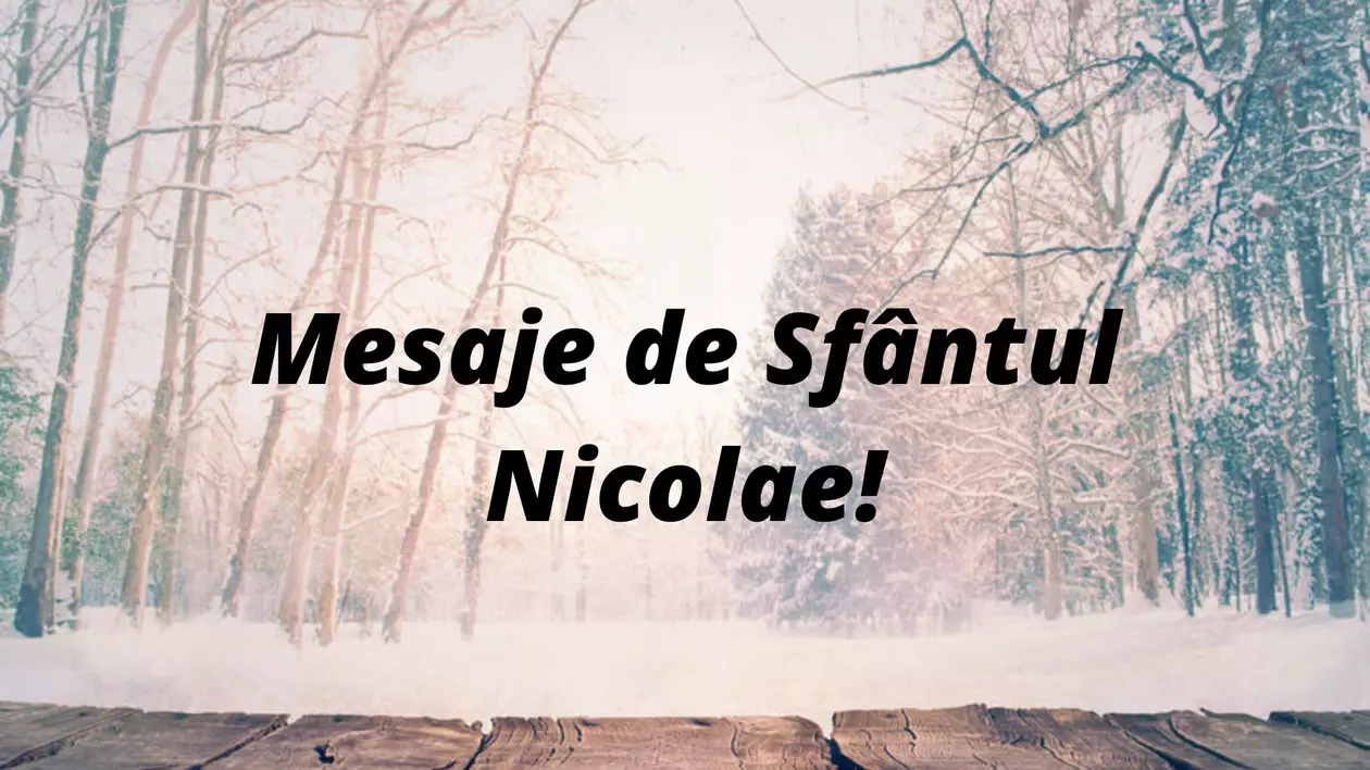Mesaje de Sfântul Nicolae