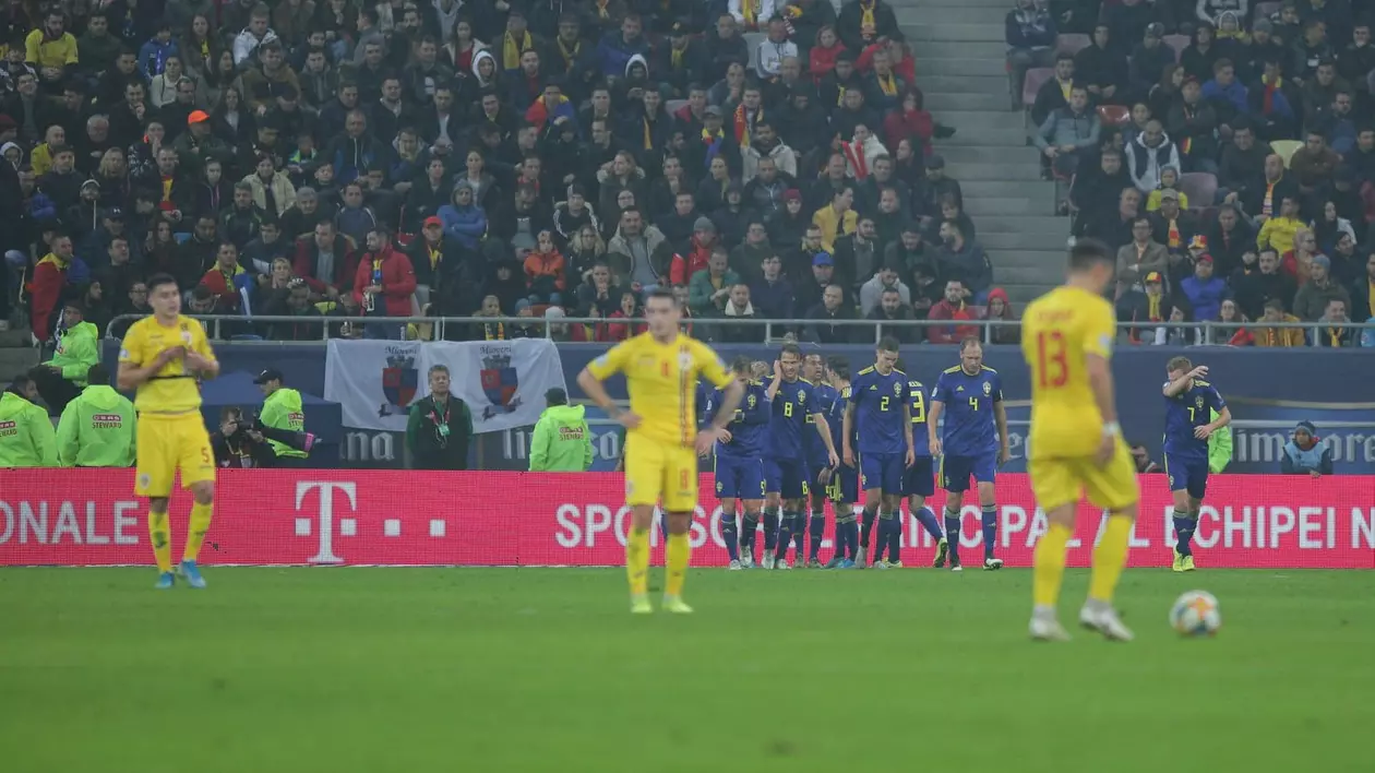 România - Suedia - 0-2 |  Tricolorii au ratat calificarea directă la Euro 2020