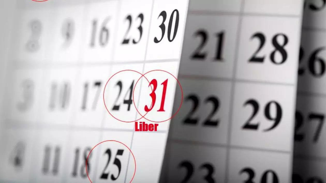 Zile libere decembrie 2019