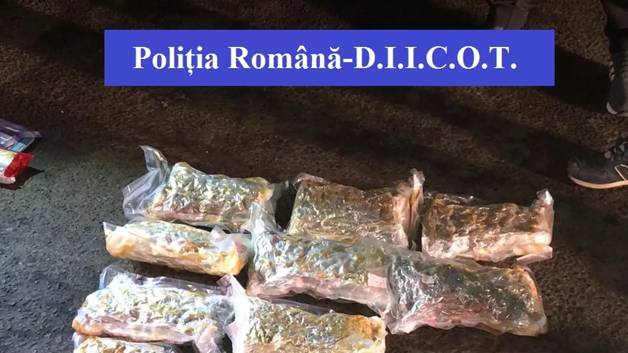 Medic din Arad, prins în flagrant delict când primea 20 de kilograme de canabis