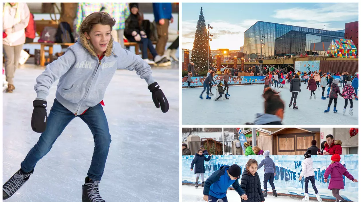 Unde mai patinăm în București? Libertatea a făcut recenzia locurilor unde vă puteți relaxa pe gheață
