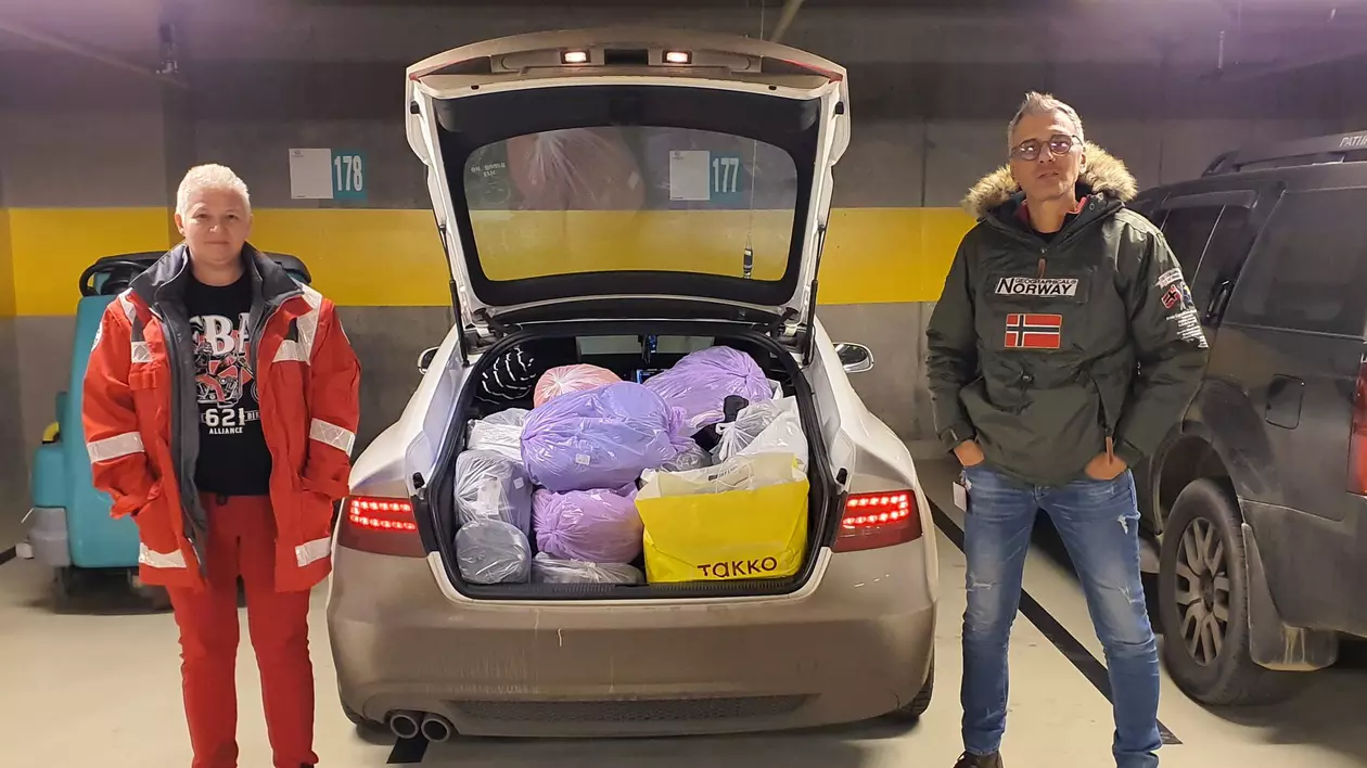 Cristi Hrubaru și motocicliștii au înlocuit așternuturile copiilor tratați de cancer, pe care lumea i-a uitat în vremuri de coronavirus