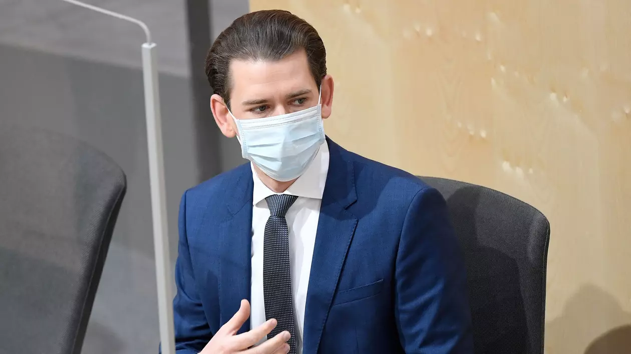 Sebastian Kurz, cancelarul Austriei. FOTO: HEPTA