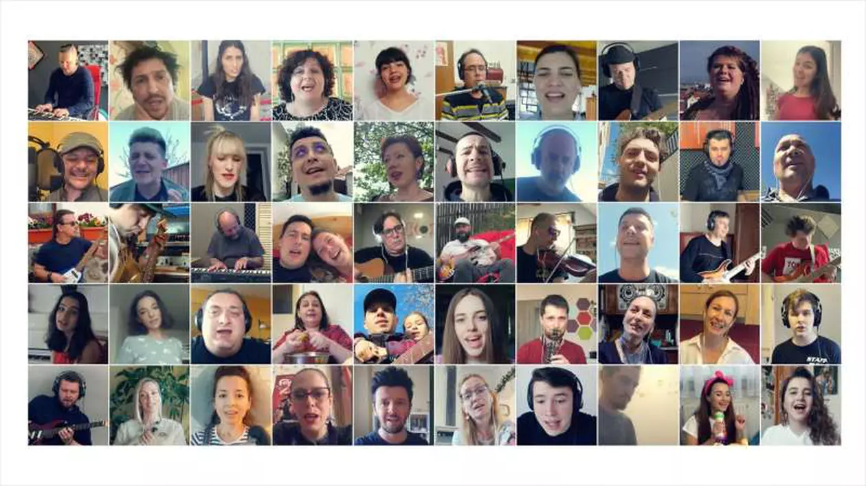 VIDEO | Peste 50 de artişti din Sfântu Gheorghe au realizat un videoclip muzical în perioada pandemiei