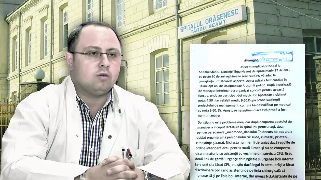 ﻿Efectele politizării | “Oamenii lui îi spun «Împăratul». Ne teroriza”. Alt cadru medical reacționează în cazul managerului de spital acuzat de avansuri sexuale