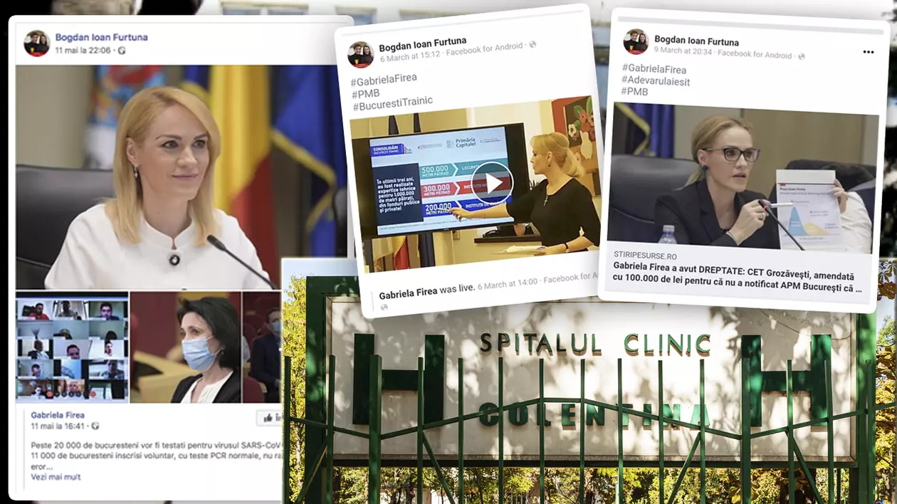﻿Ce fac spitalele cu banii în criza COVID: «Colentina» dă 2.500 de euro lunar ca să i se administreze pagina de Facebook,  pe care sunt lăudate Primăria și Firea