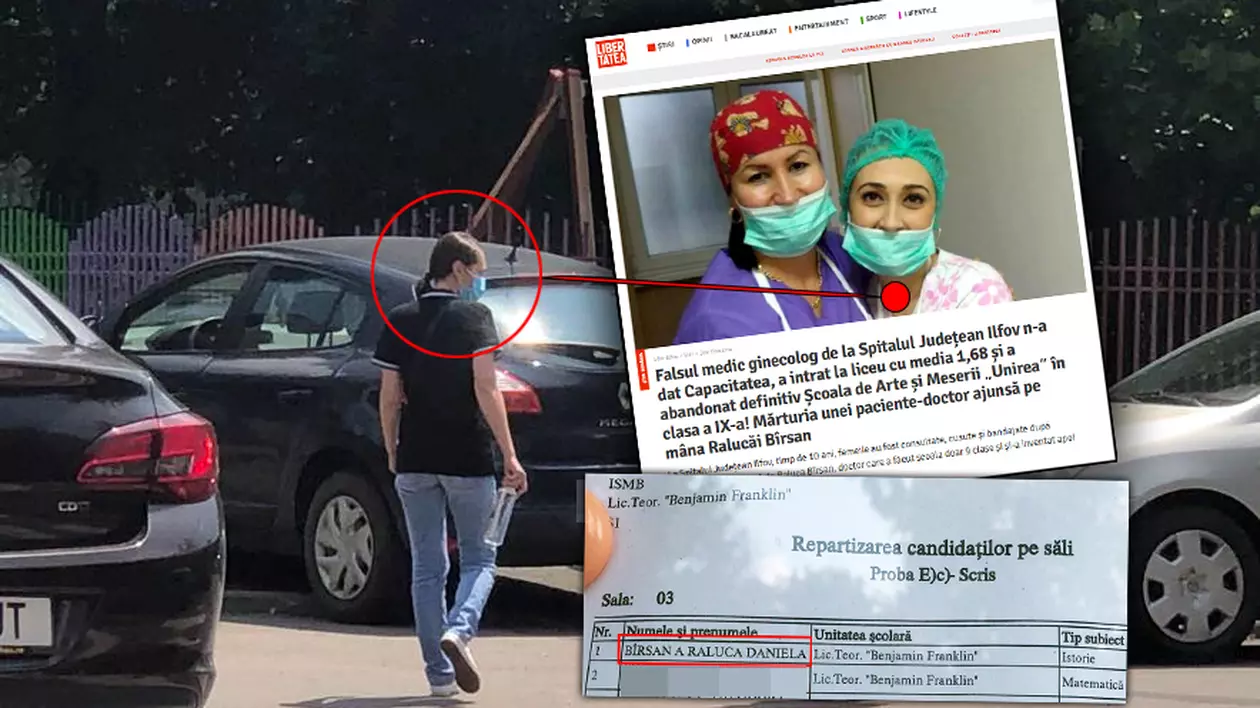 După ce a participat zece ani la cezariene ca ginecolog, am găsit-o pe doctorița falsă Raluca Bîrsan dând bacalaureatul în această sesiune, la un liceu din Capitală