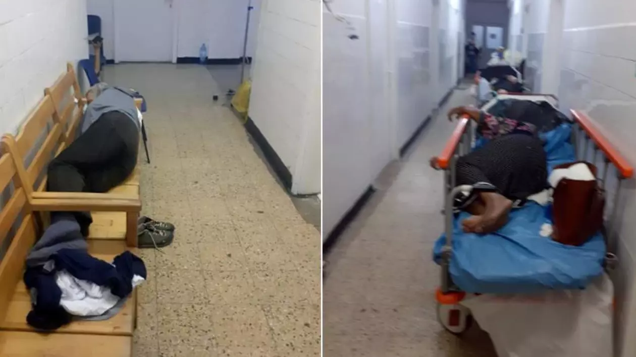 VIDEO | Imagini dramatice la spitalul Ploiești. Pacienții, ținuți și câte două zile pe holuri: „Vai de capul nostru”