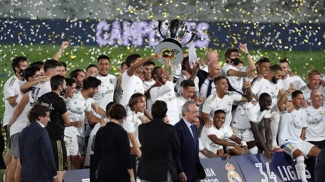 VIDEO | Real Madrid, campioană. Al 34-lea titlu în Spania, obținut cu o etapă înainte de final