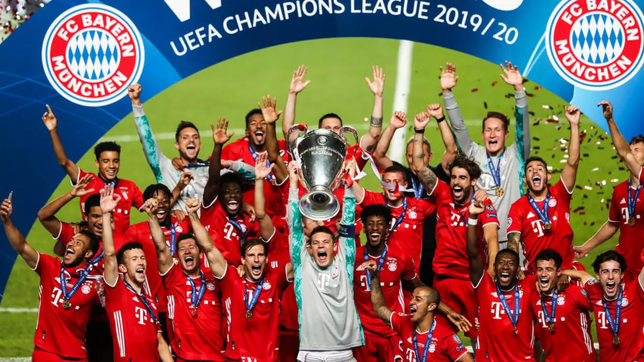Bayern Munchen a câştigat trofeul Ligii Campionilor FOTO: EPA-EFE/JOSE SENA GOULAO