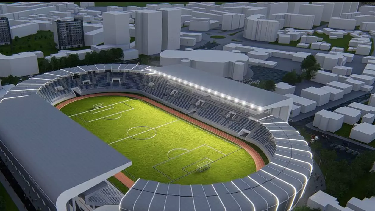 VIDEO | Cum va arăta noul  stadionul din Sibiu. Investiție de 136 de milioane de lei