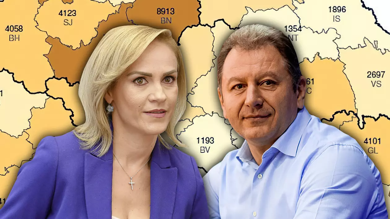 Harta performanțelor atragerii fondurilor europene indică mari surprize: deși tot PSD, administrația din Bistrița-Năsăud a luat dublul banilor față de echipa Firea!