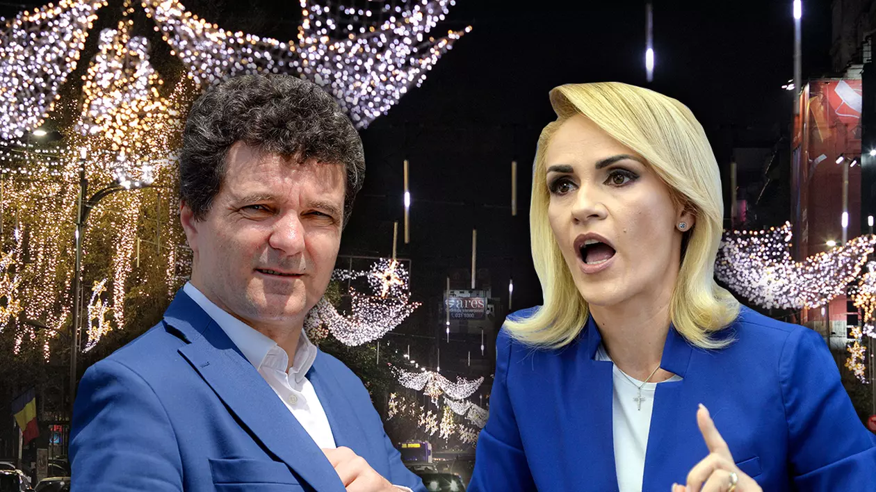 De ce a început montarea beculețelor de Crăciun: sunt antamate din 2018! Ce prevede contractul și ce spune Nicușor Dan