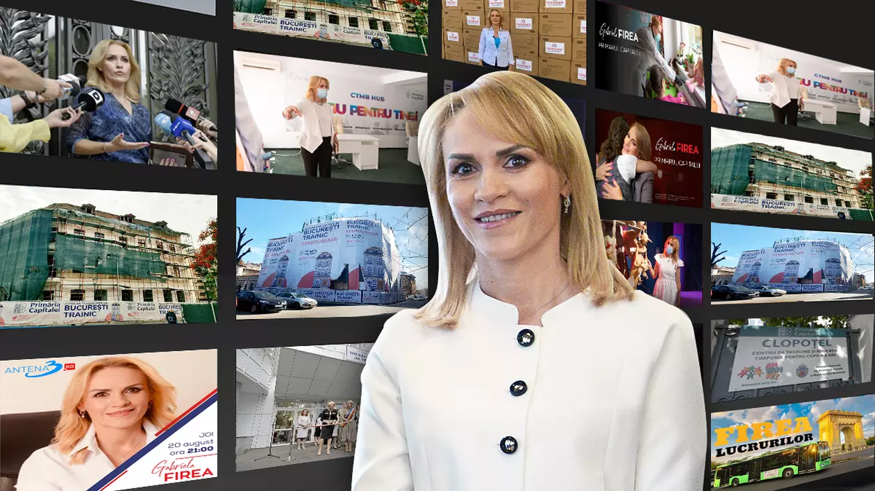 ﻿Mama televiziunilor de știri! 12.820 de spoturi, plătite de Firea din banii primăriei, dintre care 70% au mers pe cinci canale de știri