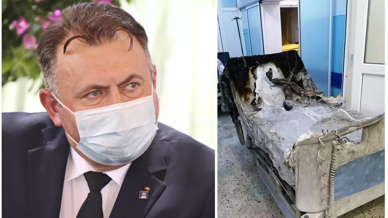 Saloanele de ATI în care au murit 10 pacienți erau încuiate, a confirmat ministrul Nelu Tătaru