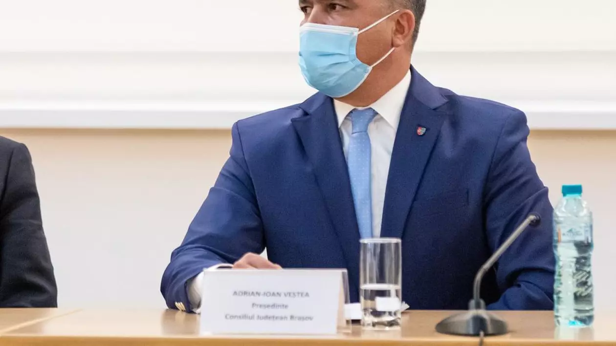 Adrian Veștea, șeful CJ Brașov (foto Facebook)
