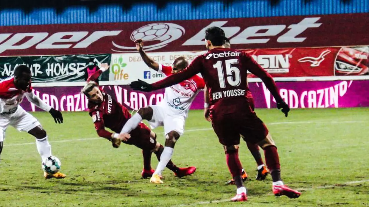 Liga 1, etapa a 18-a. CFR Cluj a învins pe FC Hermannstadt și ține aproape de FCSB