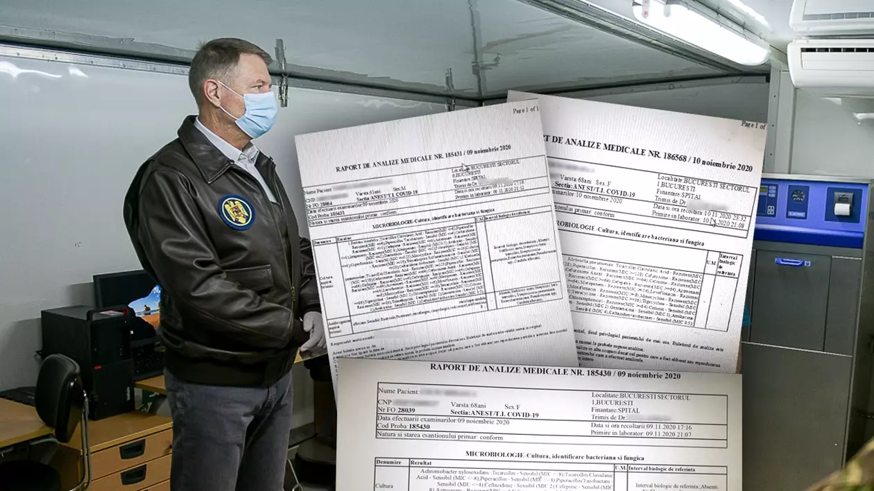 Cinci pacienți cu Covid au murit cu infecții nosocomiale în spitalul militar nou de campanie, inaugurat de Klaus Iohannis. Publicăm dosarele lor