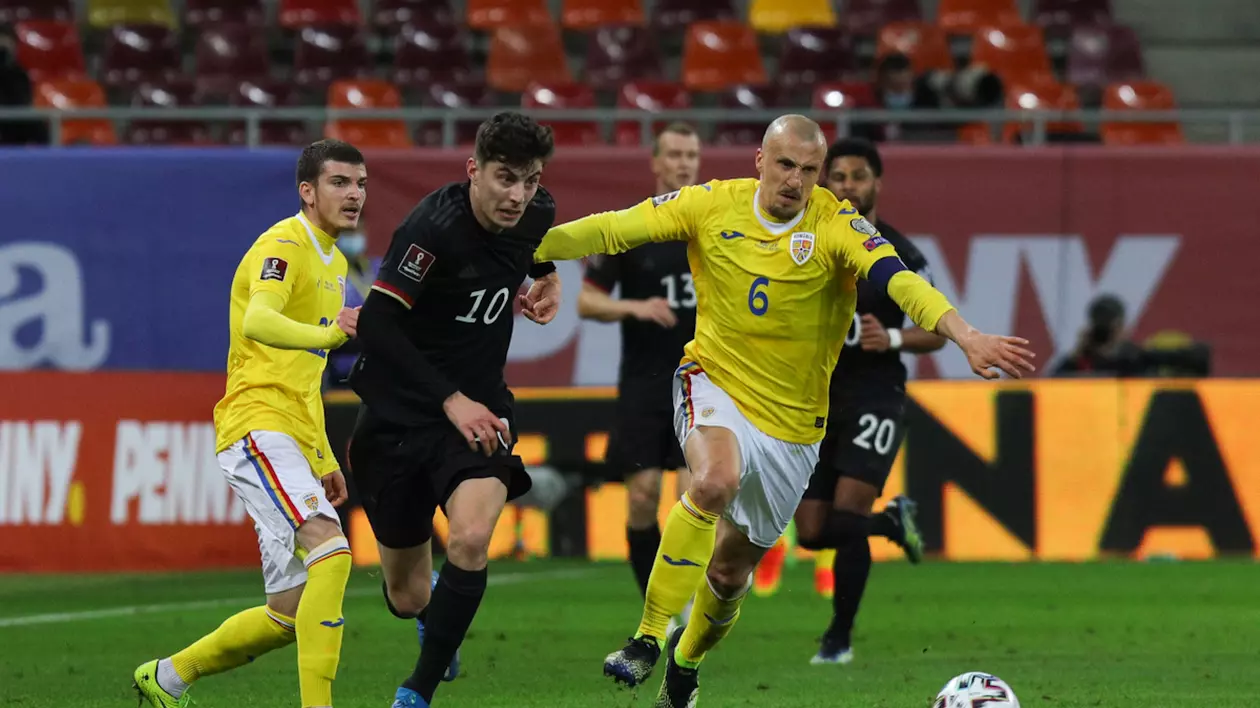 România - Germania 0-1, în preliminariile CM 2022. Portarul Niță a limitat proporțiile înfrângerii, iar Stanciu a ratat egalarea în minutul 90