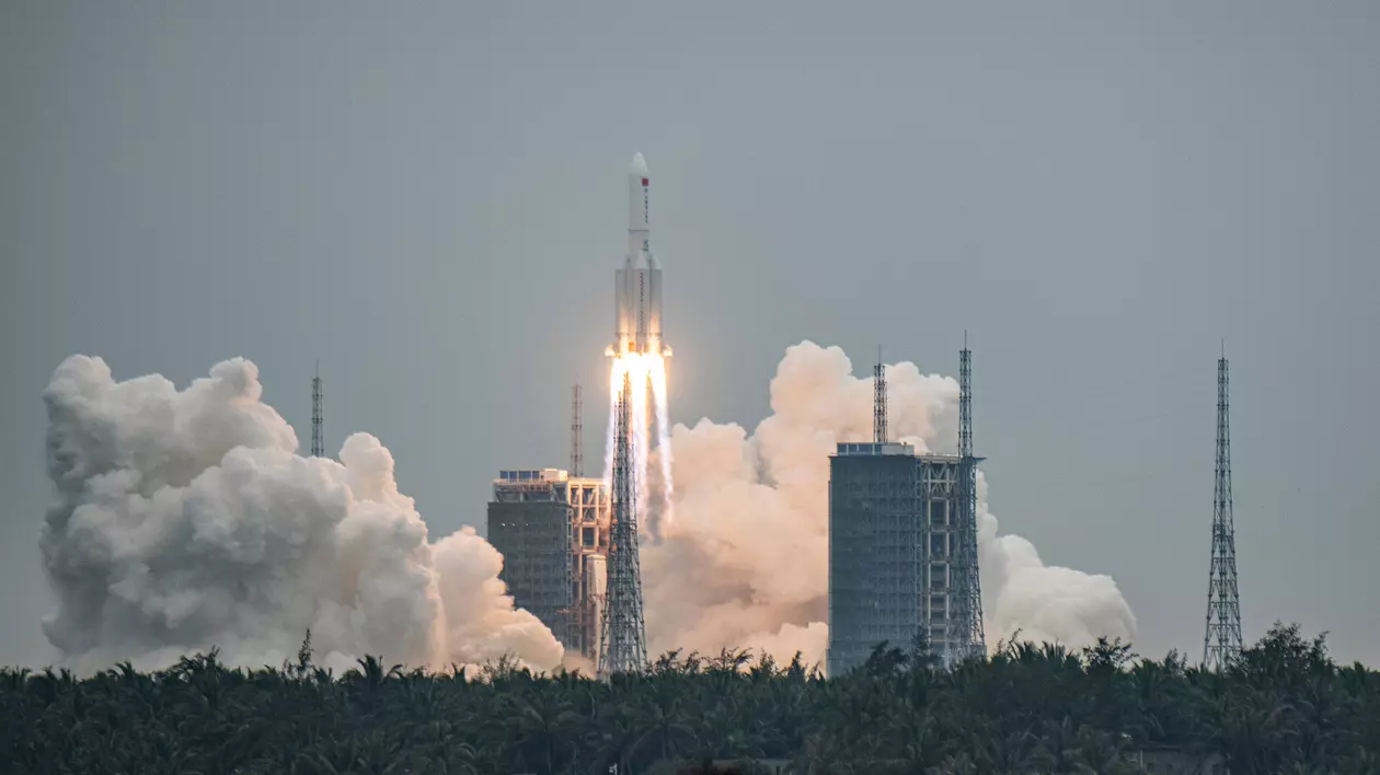 China a trimis pe orbită primul modul al stației sale spațiale