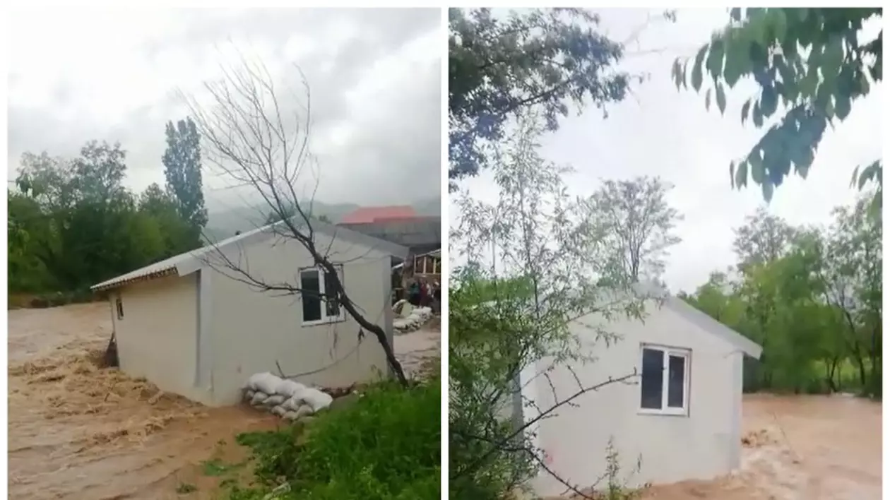Cod roșu de inundații în vestul țării. Localnicii avertizați prin RO Alert