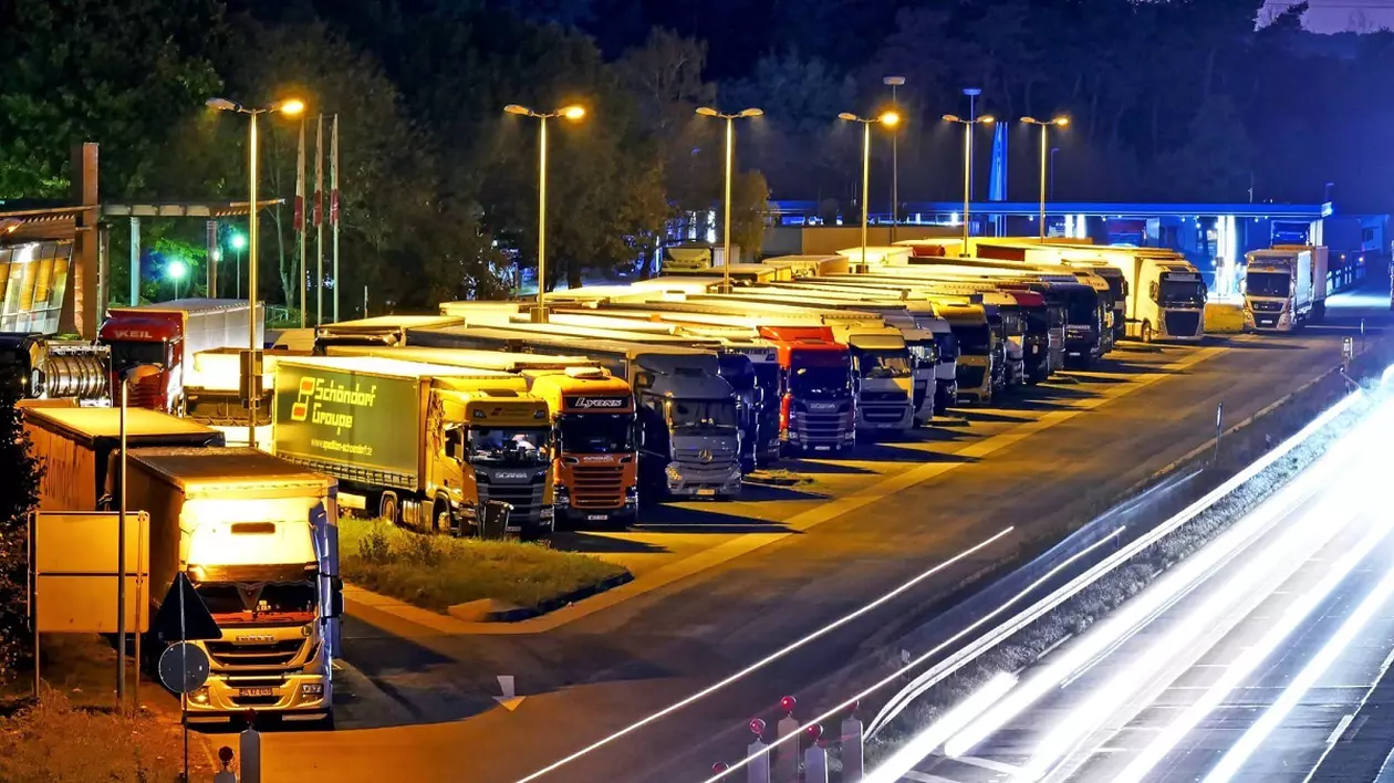 Șofer român de TIR