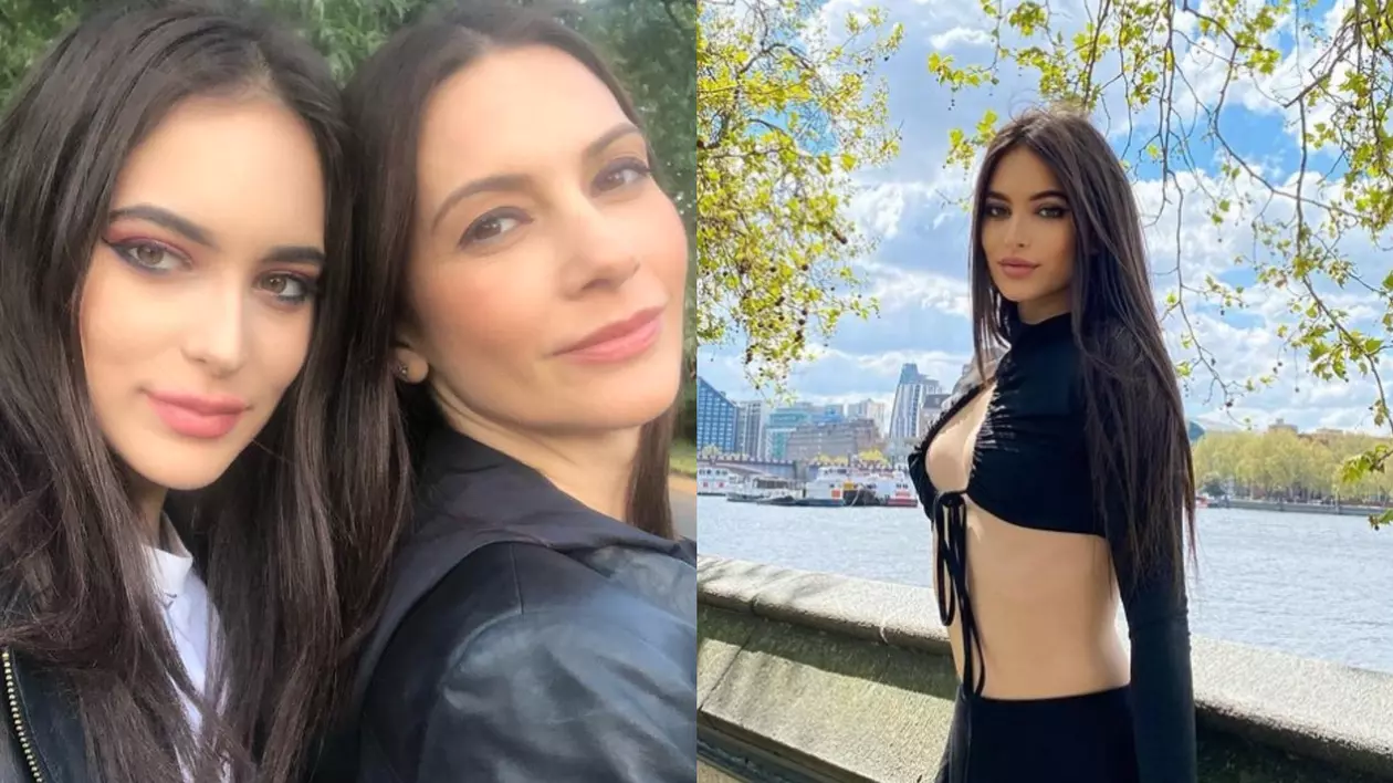 Imagine rară cu fiica Andreei Berecleanu. Cum a apărut Eva Zaharescu la o terasă din Londra