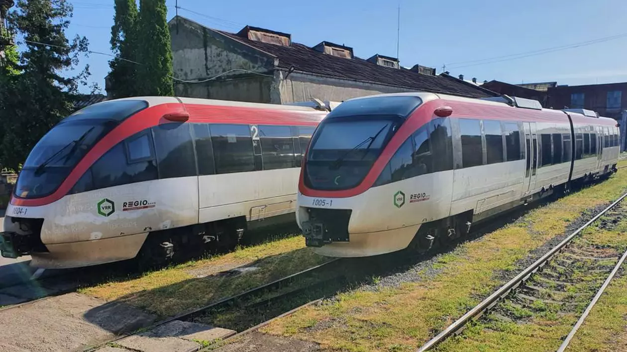 Cum arată trenurile aduse din Germania de TFC. Rutele pe care vor circula în România, anunțate de companie