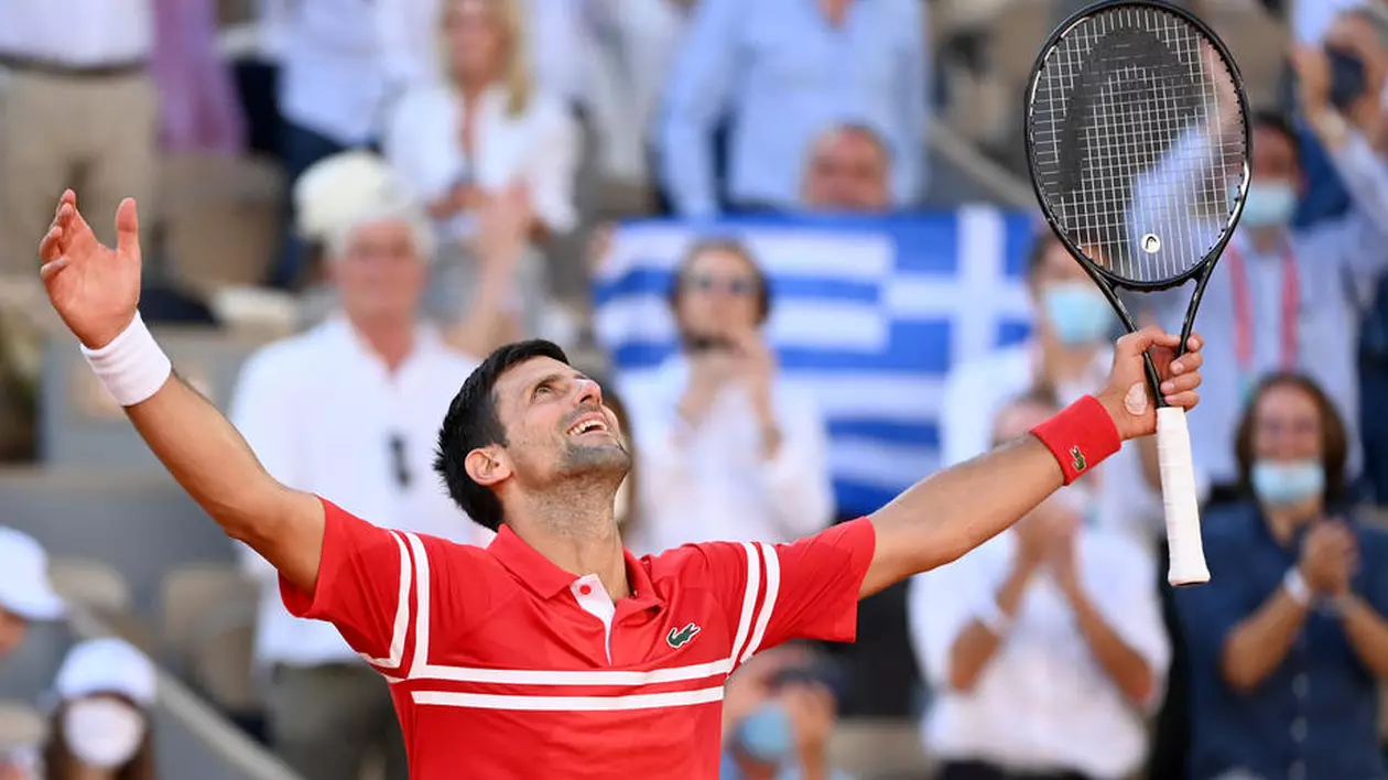 Bucuria unui copil căruia Novak Djokovici i-a oferit racheta cu care a câștigat finala de la Roland Garros