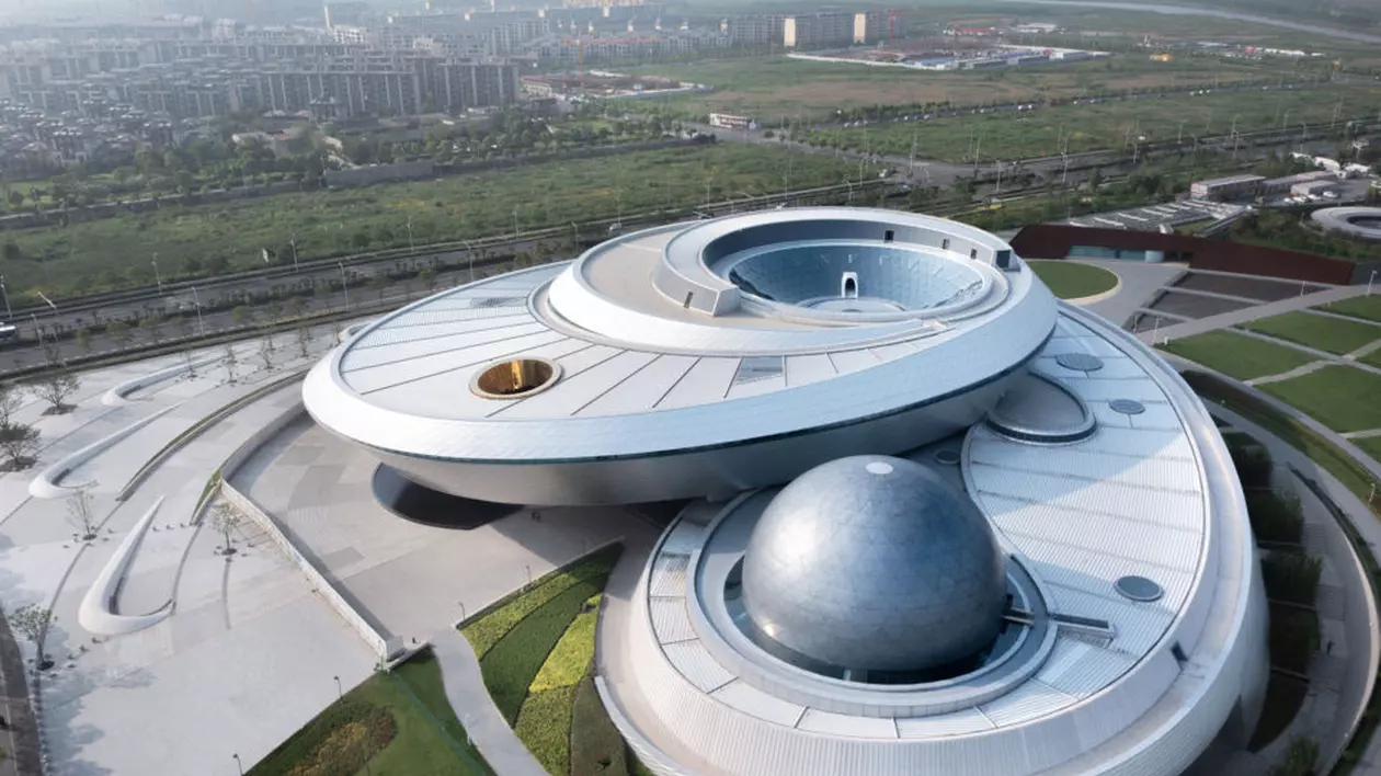 Cum arată cel mai mare muzeu de astronomie din lume, care își va deschide porțile vineri, în Shanghai