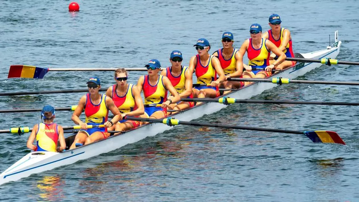 Calificări în alte trei finale la canotaj pentru România. Fetele de la barca 8+1 au bătut și recordul mondial
